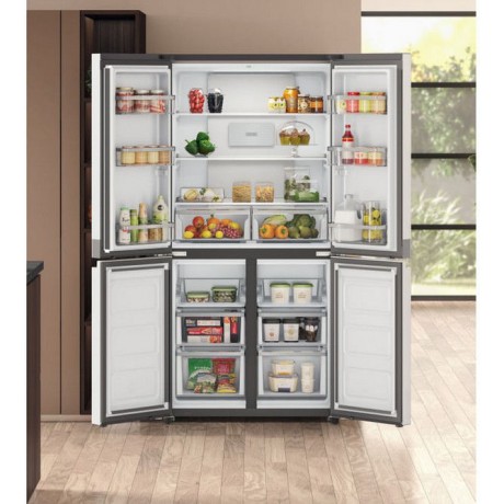 HOTPOINT HAQ9 E2L EF Ντουλάπα 187cm Inox